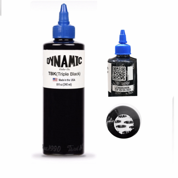 رنگ تاتو داینامیک، جوهر تاتو DYNAMIC، رنگ اورجینال تاتو داینامیک، رنگ مشکی تاتو حرفه‌ای